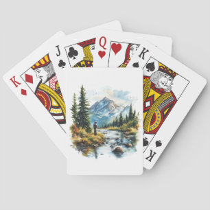 Man Fishing Playing Cards