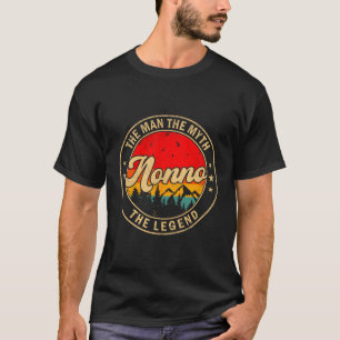 Man For Nonno Myth Legend Vintage Retro T-Shirt