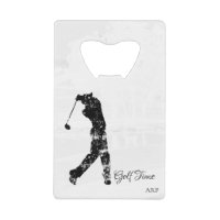 *~* Man Golfing Golf Course Pond Tree Golfer