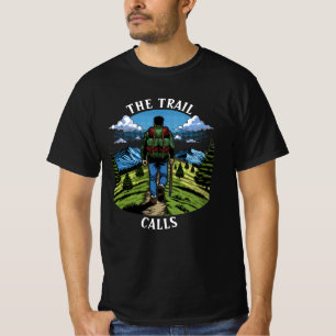 Man Hiking a Trail like the A.T. T-Shirt