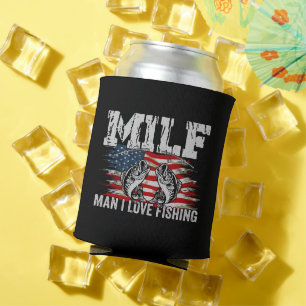 Man I Love Fishing Can Cooler