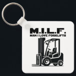 Man I Love Forklifts Key Ring<br><div class="desc">Man I Love Forklifts</div>