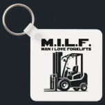 Man I Love Forklifts Key Ring<br><div class="desc">Man I Love Forklifts</div>