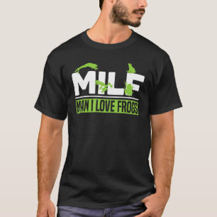 Man I Love Frogs Tadpole Amphibian Herpetologist F T-Shirt