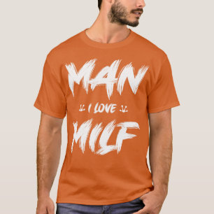 Man I Love Frogs White Text T-Shirt