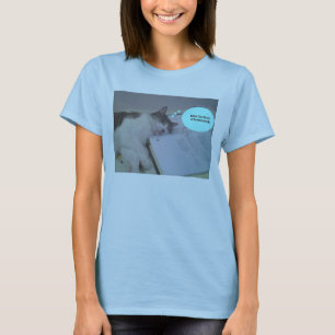man im tired of homework1 T-Shirt