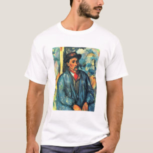 Man in a Blue Smock - Paul Cezanne - c1896 T-Shirt