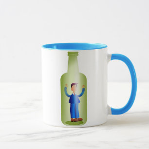 Man in a Bottle Mug