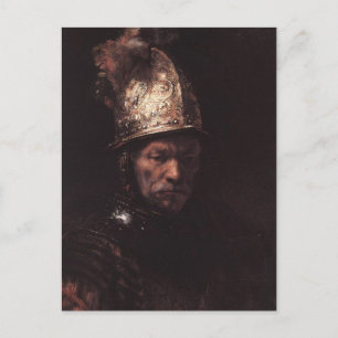 Man in a Golden Helmet Postcard