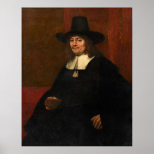 Man in a Tall Hat - Rembrandt Fine Art Poster