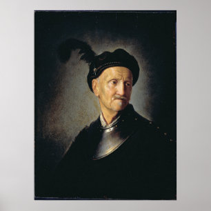 Man in Armour - Rembrandt - c1632 Poster