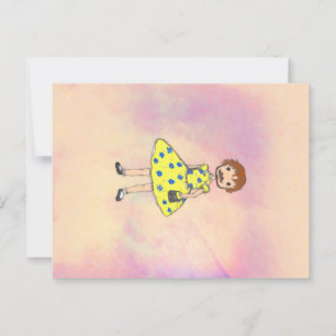 Man in Fancy Dress Postcard