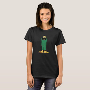 Man in Green Suit Art Retro Abstract T-Shirt