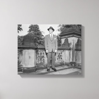 Man in Hat Canvas Print