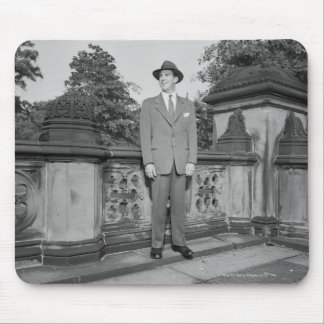 Man in Hat Mouse Mat