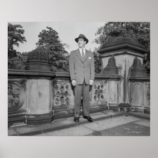 Man in Hat Poster