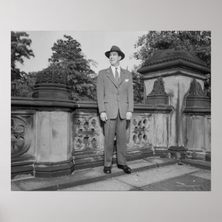 Man in Hat Poster