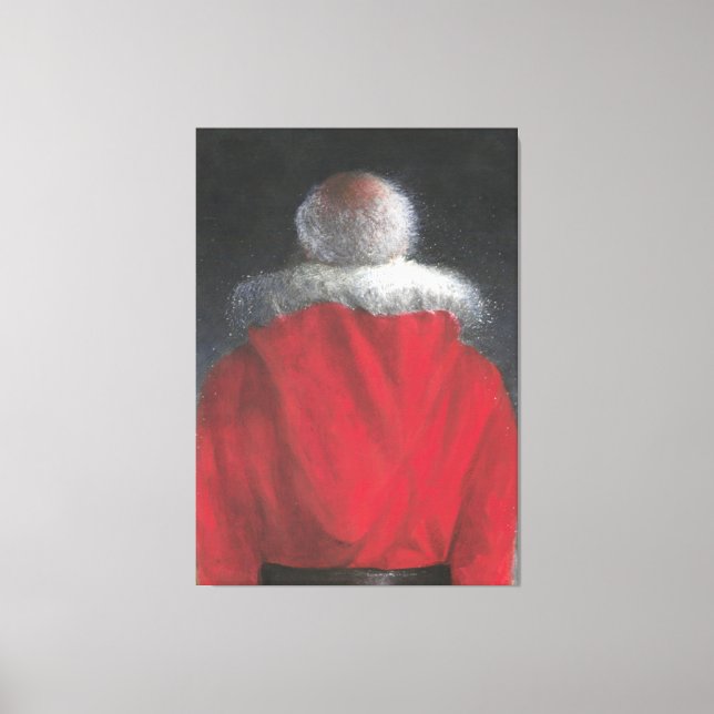 Man in Red Coat Canvas Print (Front)