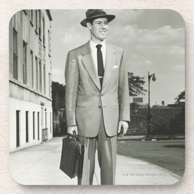 Man in Suit Coaster (Front)