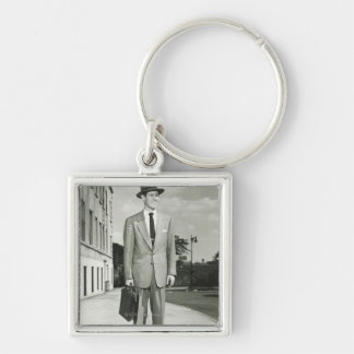 Man in Suit Key Ring
