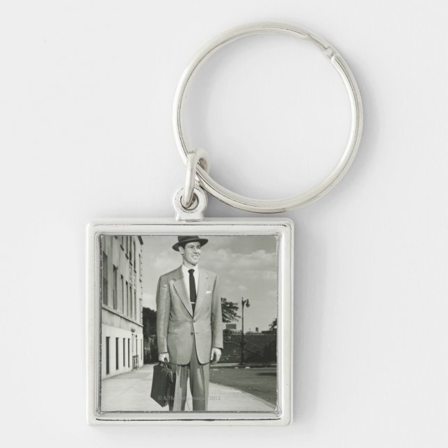 Man in Suit Key Ring (Front)