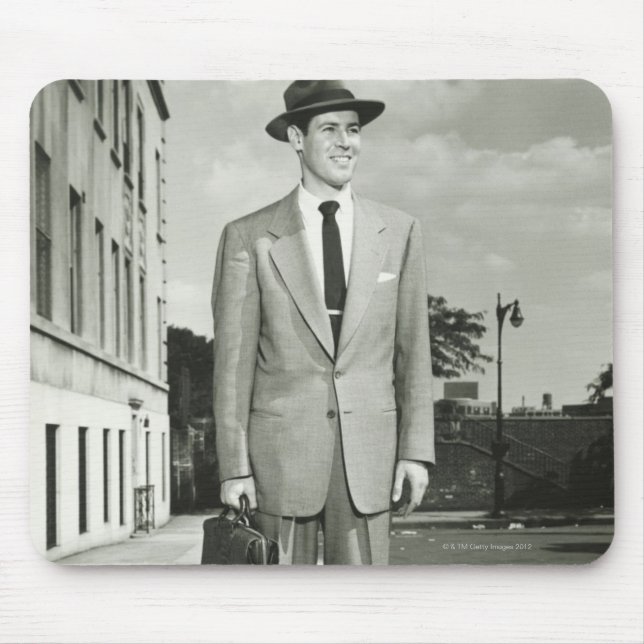 Man in Suit Mouse Mat (Front)
