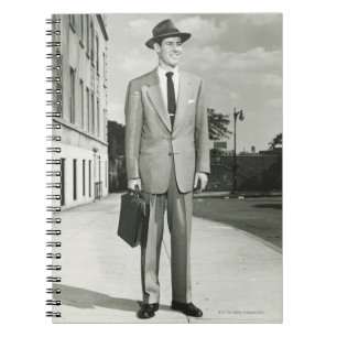 Man in Suit Notebook