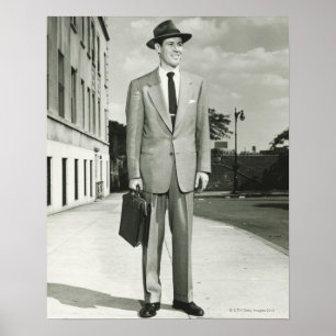 Man in Suit Poster