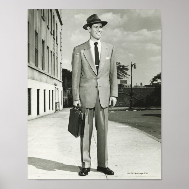 Man in Suit Poster (Front)