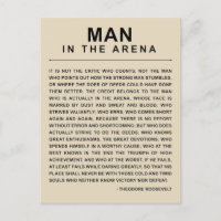 Man In The Arena - Daring Greatly