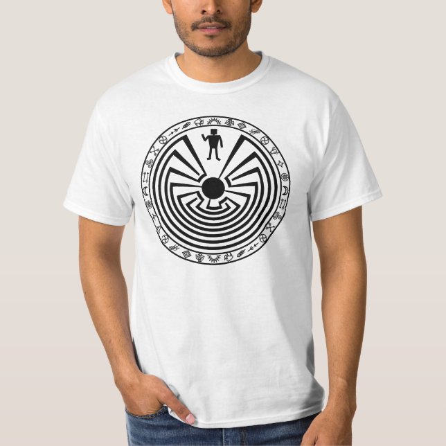 Man in the Maze [black] T-Shirt (Front)