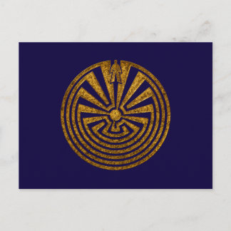 Man in the Maze, Journey through life, I'itoi, Postcard