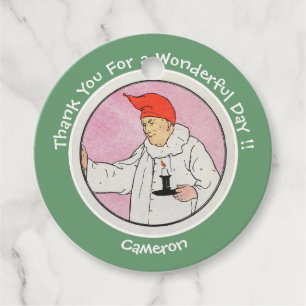 Man in the Moon Mother Goose Birthday Party Items  Favour Tags