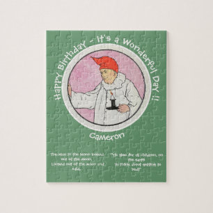 Man in the Moon Mother Goose Birthday Party Items  Jigsaw Puzzle