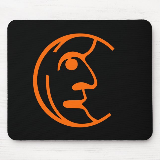 Man in the Moon Mouse Mat (Front)