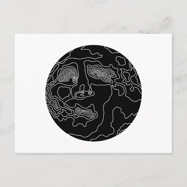 man in the moon postcard (Front)