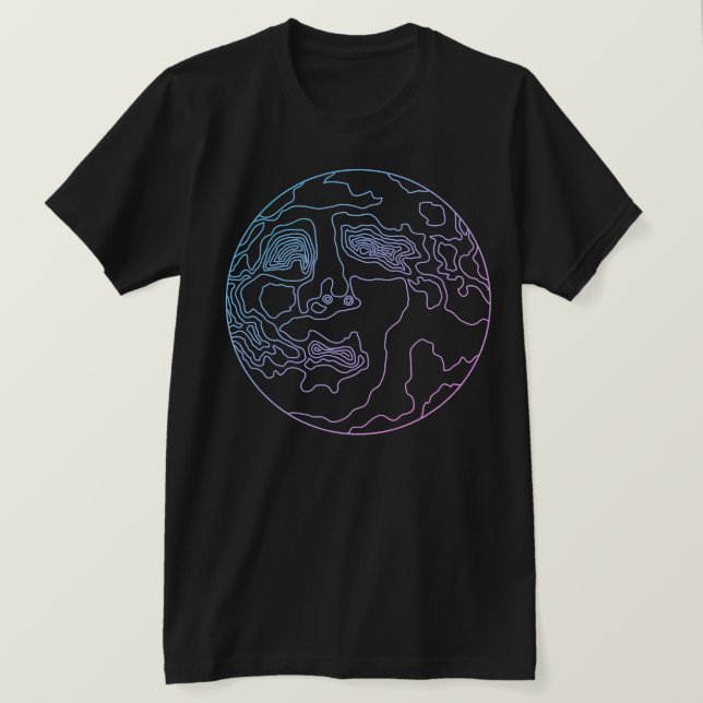 man in the moon T-Shirt (Design Front)