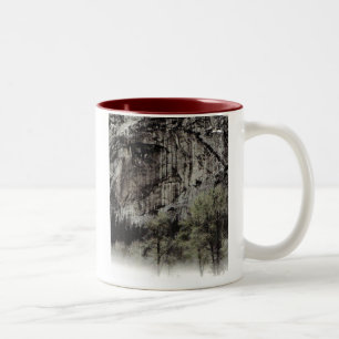 Man in the Mountain, Yosemite National Park Two-Tone Coffee Mug