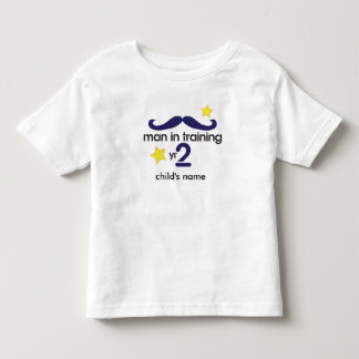 Man In Training 2nd Birthday Toddler T-Shirt