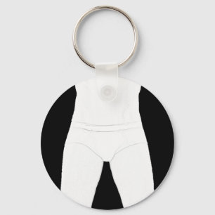 Man in Underwear Keychain