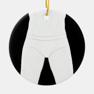 Man in Underwear Ornament