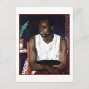 Man in White by Francis Cadell Postcard