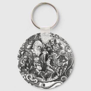 Man Is But A Worm Key Ring