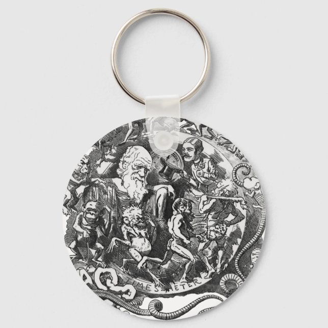 Man Is But A Worm Key Ring (Front)