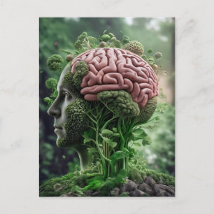 Man is Nature - Humanity Environment Organic Postcard