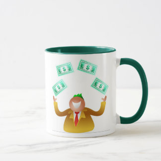 Man Juggling Dollars Mug