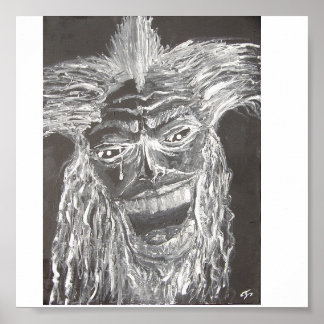 MAN LAUGHING UNTIL IT HURTS POSTER