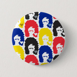 Man Loves 6 Cm Round Badge