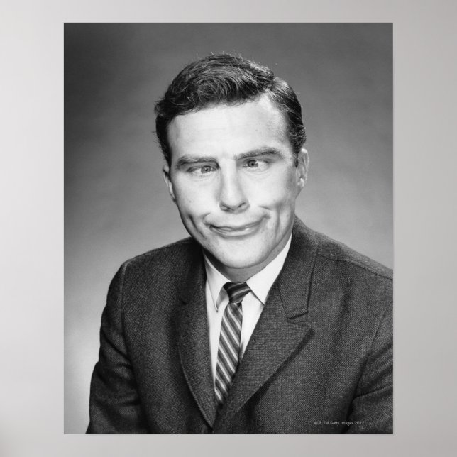 Man Making Face Poster (Front)