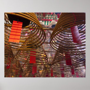 Man Mo Buddhist Temple of Hong Kong Poster